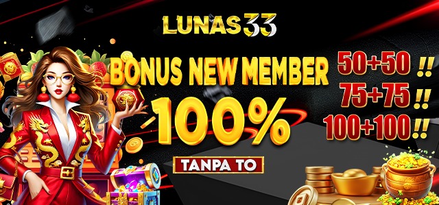 WELCOME BONUS 100% SLOT TANPA TO