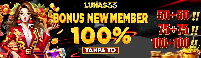 WELCOME BONUS 100% SLOT TANPA TO